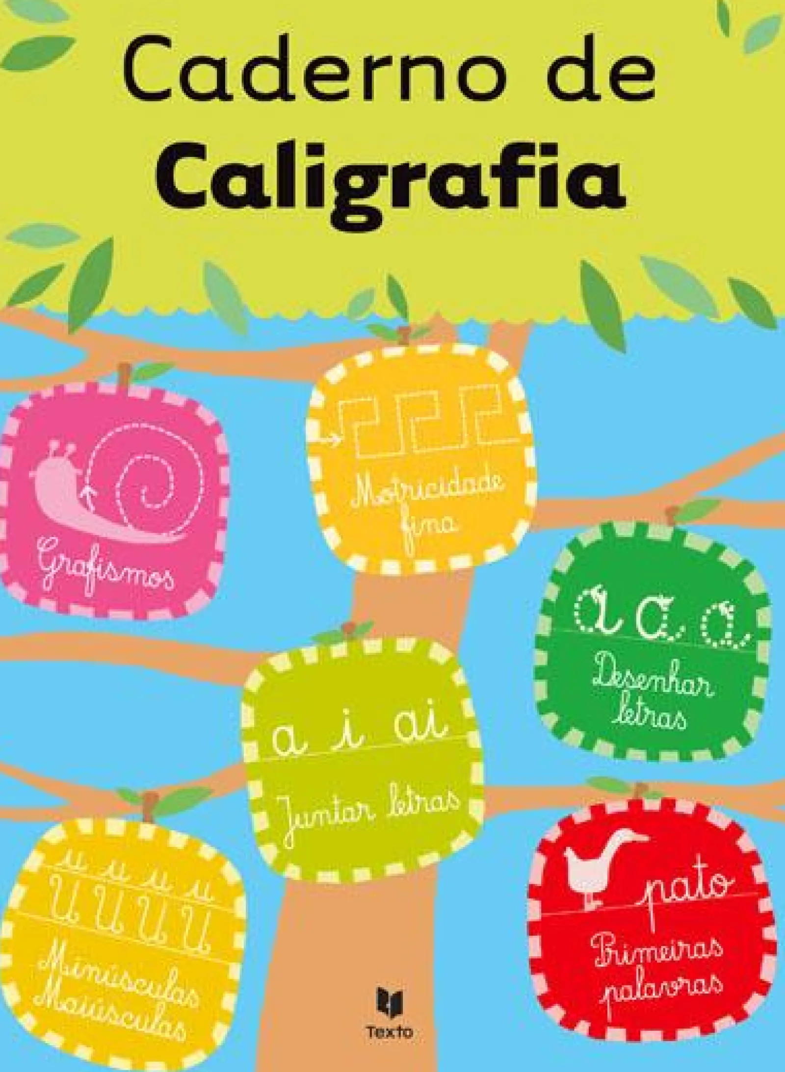 Texto Editora Caderno de Caligrafia de Manuel J. E. Santo Ferrão