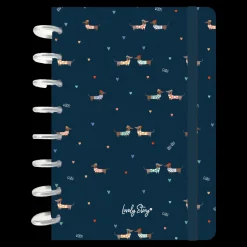 Hot Aurea Caderno De Discos A5 Pautado - Blue Guau