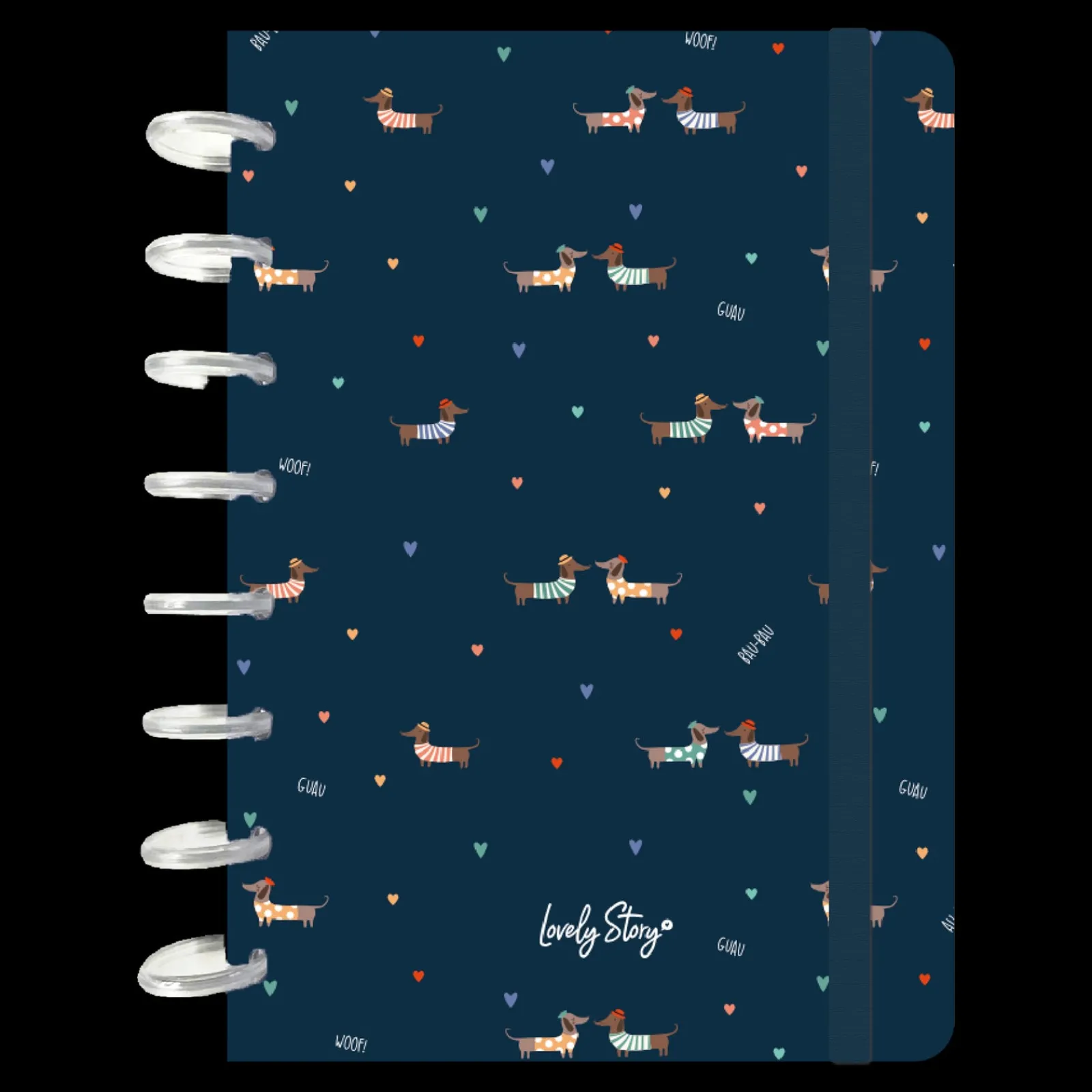 Hot Aurea Caderno De Discos A5 Pautado - Blue Guau