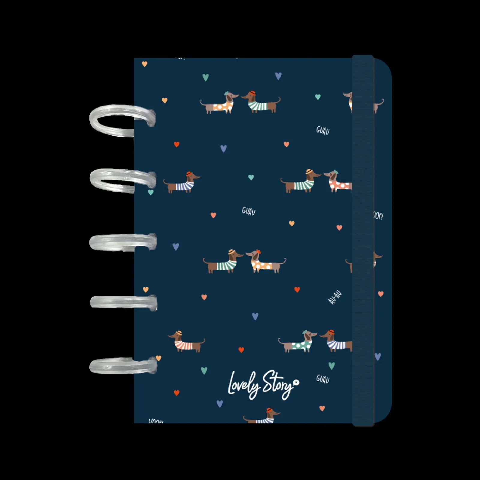 Discount Aurea Caderno De Discos A6 Pautado - Blue Guau