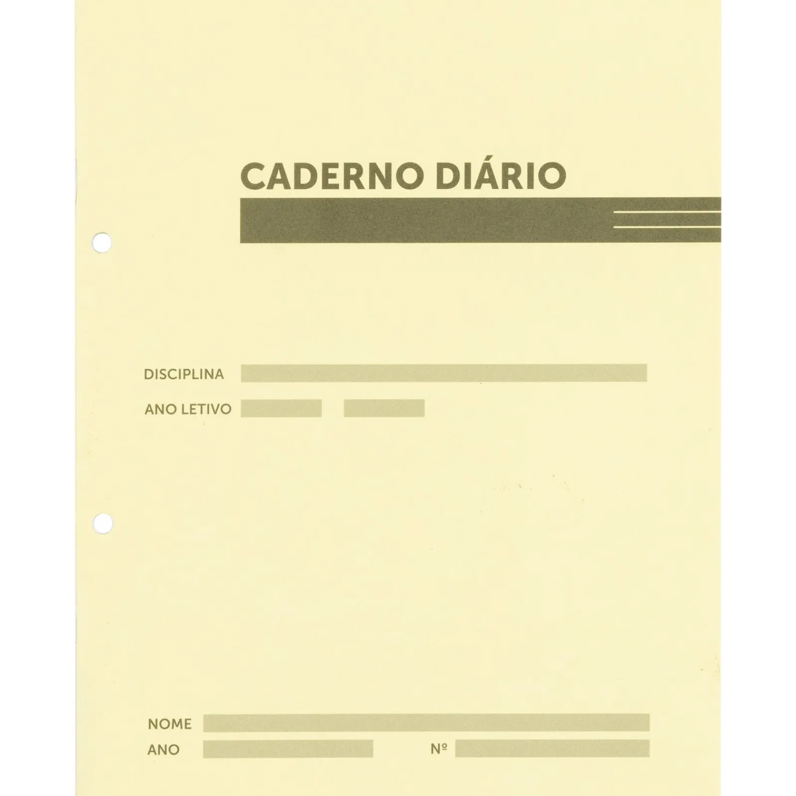 Note! Caderno Diario Preto 40 Folhas