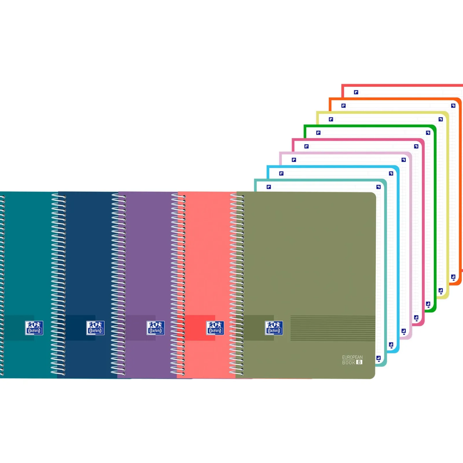 Sale Oxford Caderno Espiral A4 8 Disciplinas 160 Folhas Pautado Live&Go