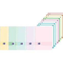 Hot Oxford Caderno Espiral A4 8 Disciplinas 160 Folhas Quadriculado Live&Go
