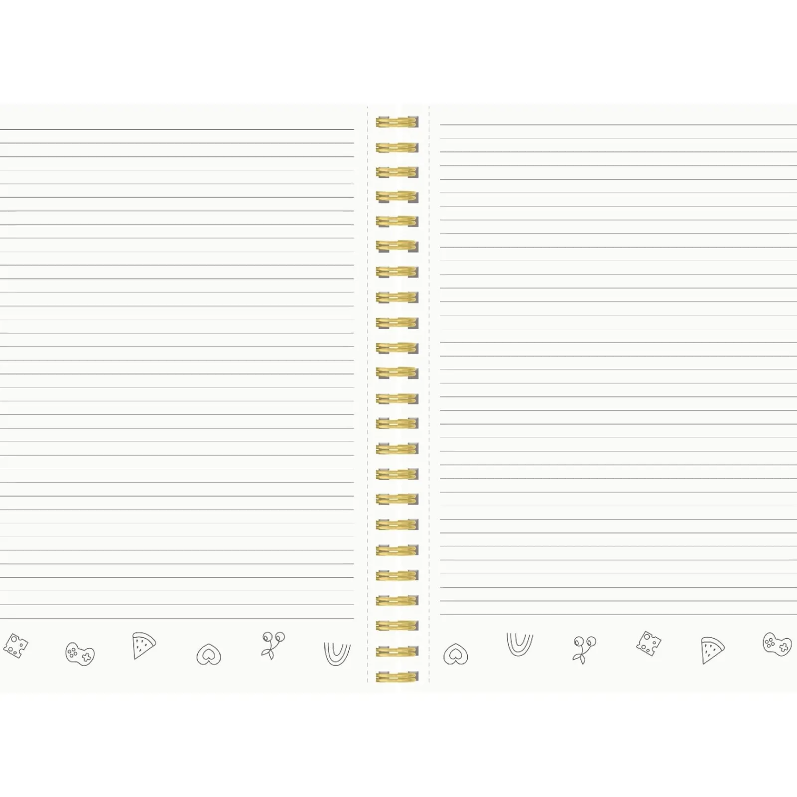 Outlet Note! Caderno Espiral A4 80 Folhas 70G Pautado Pins