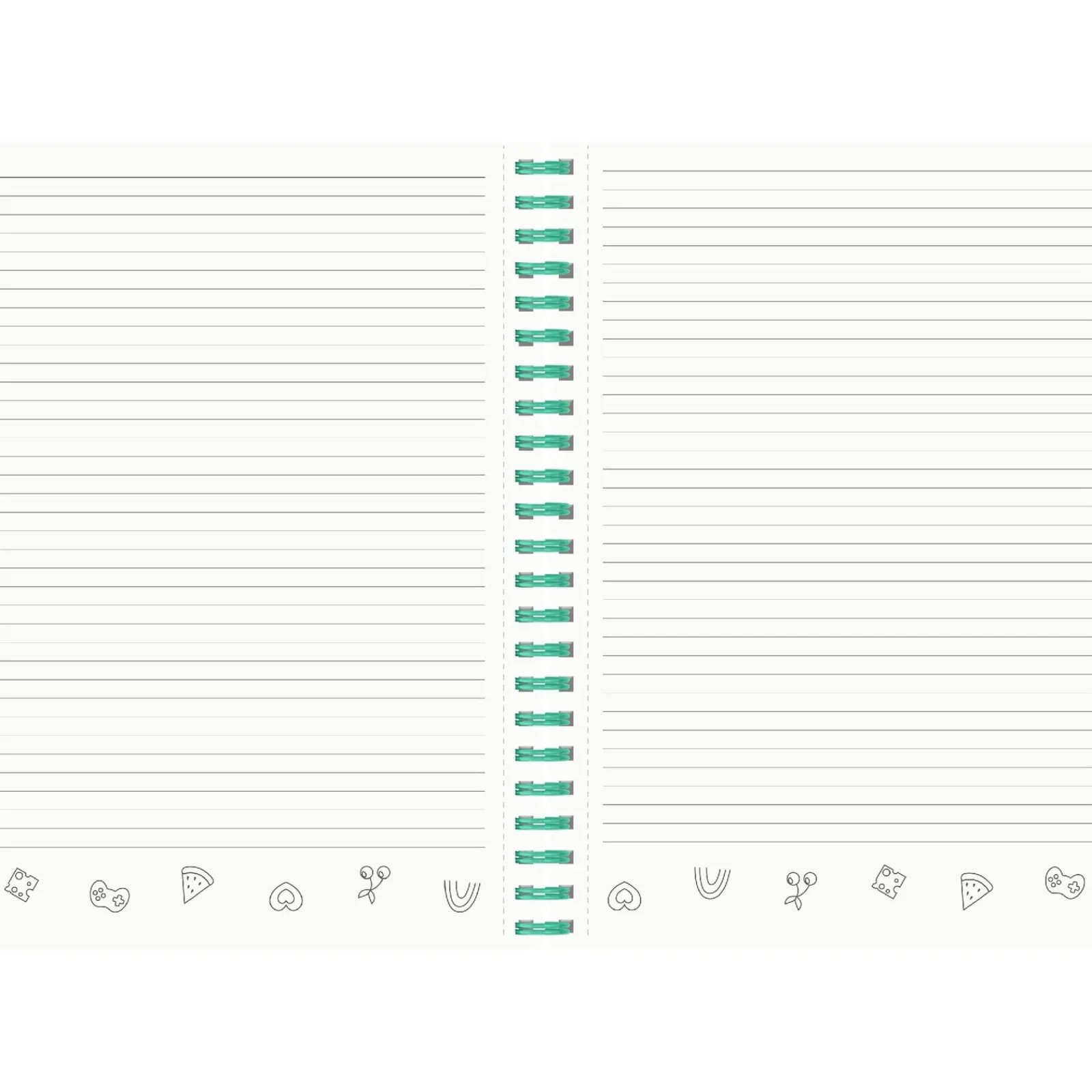 Outlet Note! Caderno Espiral A4 80 Folhas 70G Pautado Pins