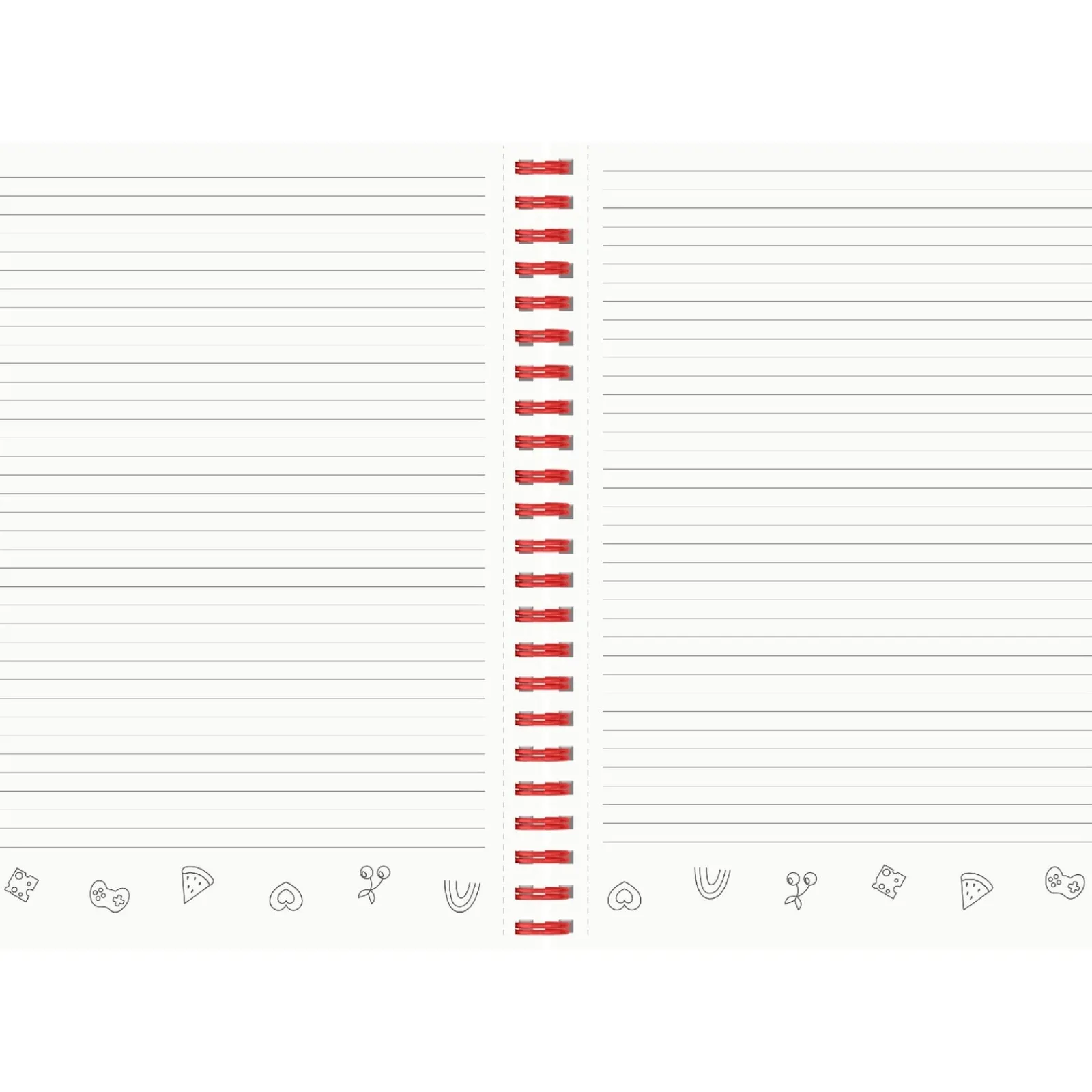 Outlet Note! Caderno Espiral A4 80 Folhas 70G Pautado Pins