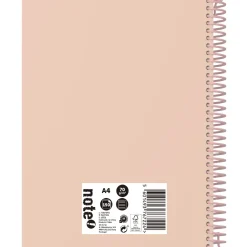 Note! Caderno Espiral A4 150 Folhas 70G Pautado