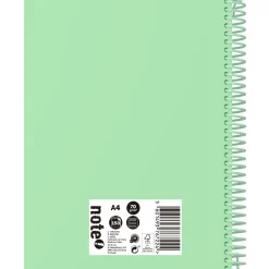 Note! Caderno Espiral A4 150 Folhas 70G Pautado