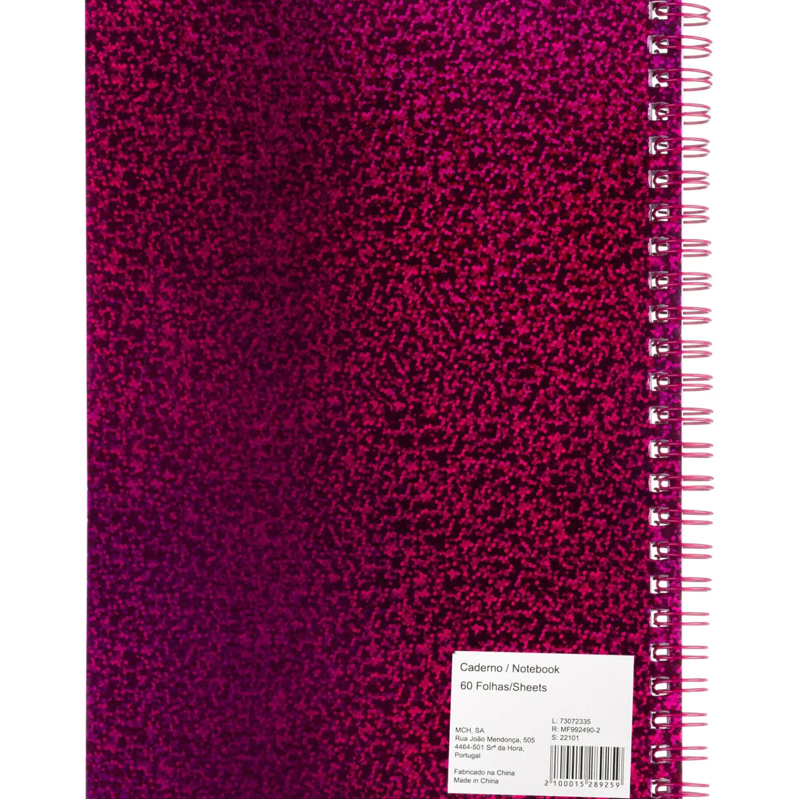Online Outras Marcas Caderno Espiral A5 60 Folhas Eye Pink Magic
