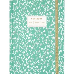 Outlet Note! Caderno Espiral A5 Capa Dura Liso 96F com Elástico Bloom