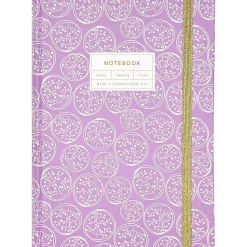 Outlet Note! Caderno Espiral A5 Capa Dura Liso 96F com Elástico Bloom