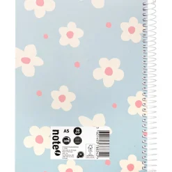Note! Caderno Espiral A5 Capa Dura Pautado 100 Folhas Sunshine
