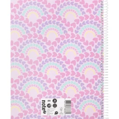 Note! Caderno Espiral A4 Capa Dura Pautado 100 Folhas Mermaid