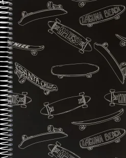 Note! Caderno Espiral A5 Capa Dura 100 Folhas Skate