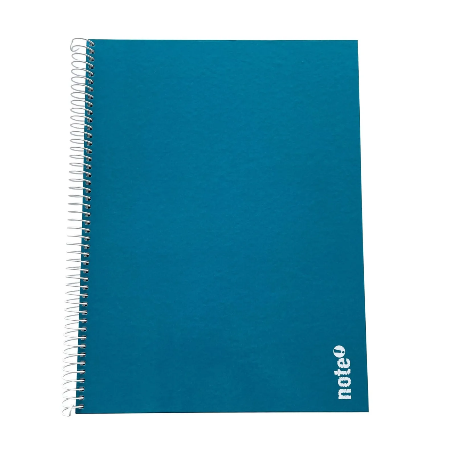 Note! Caderno Espiral A5 Capa Dura Quadriculado 100Folhas Azul TecnoColor