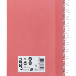 Hot Note! Caderno Espiral A5 Capa Dura Pautado 100 Folhas Rosa Colours