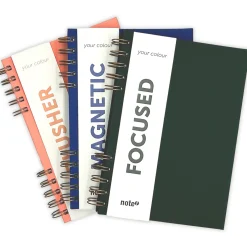 Note! Caderno Espiral A5 Capa Dura Pautado Your Colour Peach