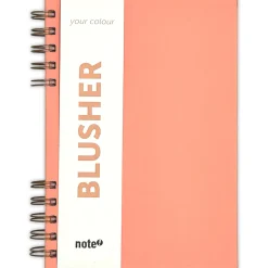 Note! Caderno Espiral A5 Capa Dura Pautado Your Colour Peach