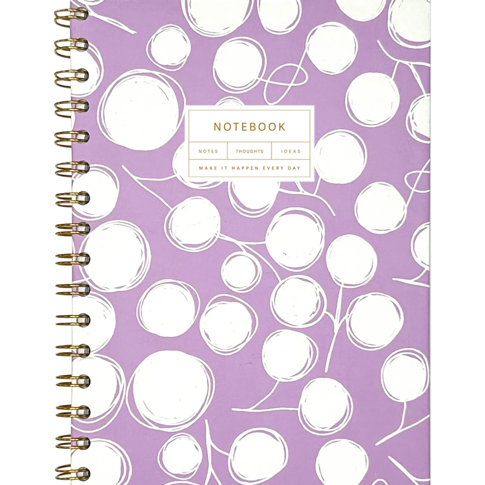Note! Caderno Espiral A5 Capa Dura Liso 96F Bloom