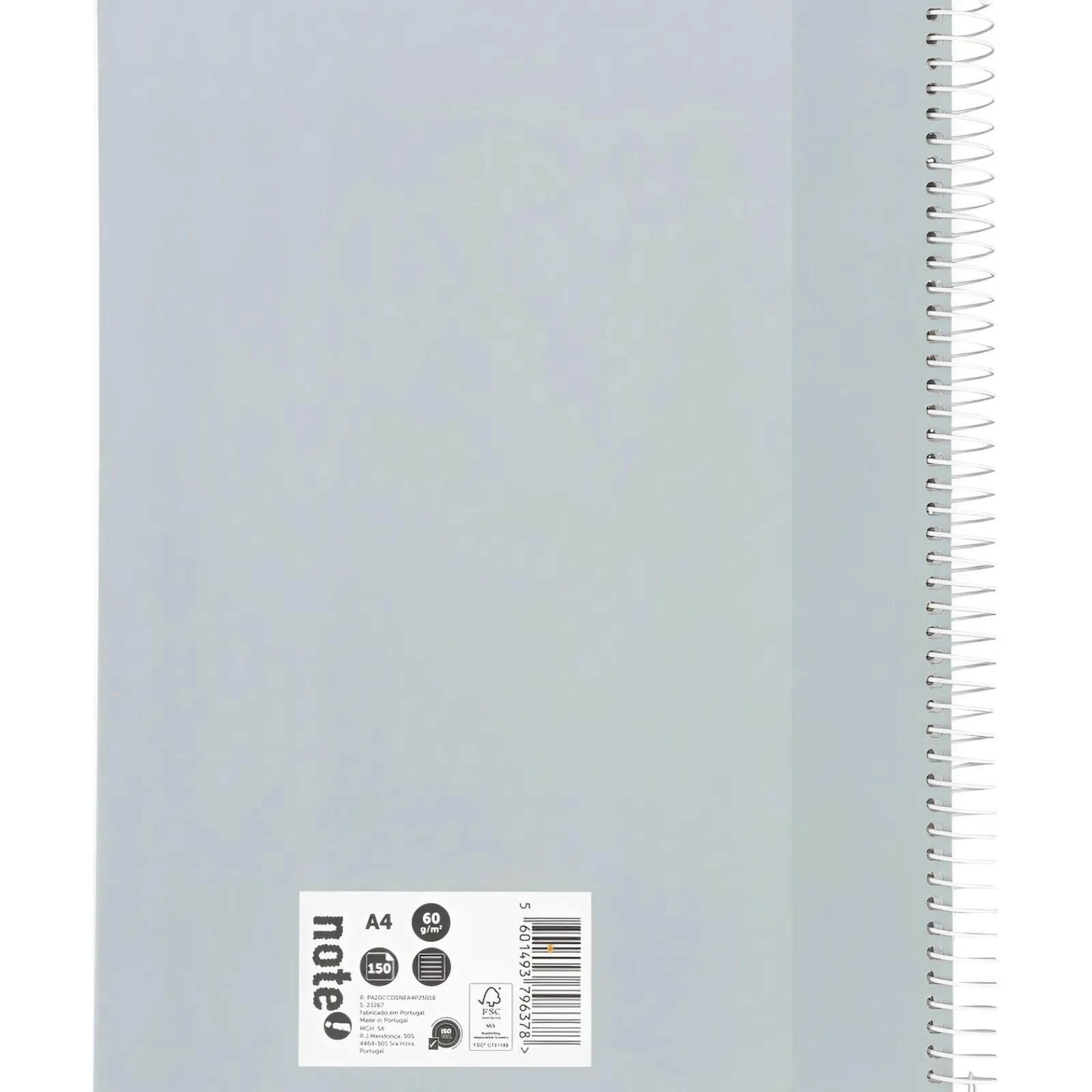 Note! Caderno Espiral A4 Capa Dura Pautado 150 Folhas 60G