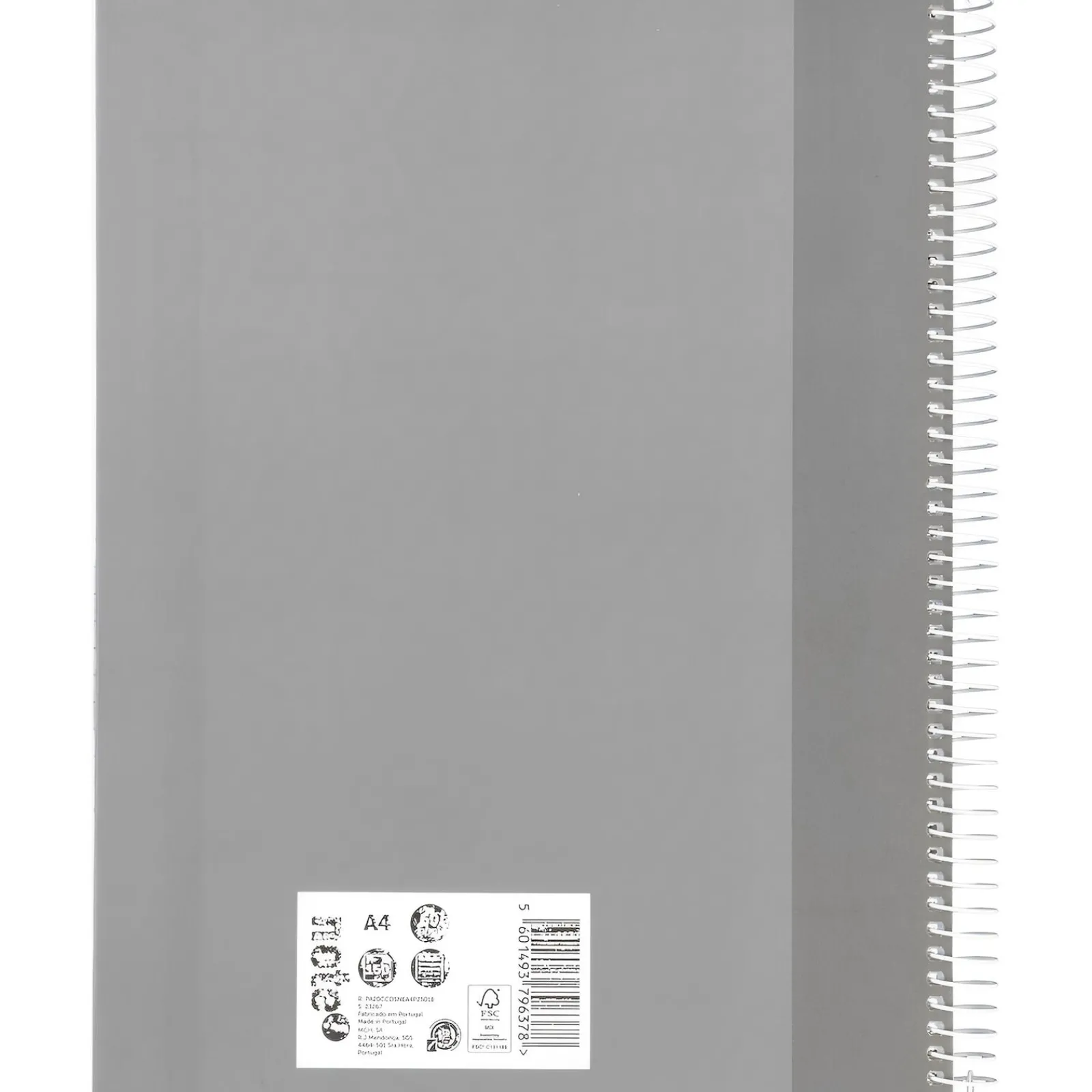 Note! Caderno Espiral A4 Capa Dura Pautado 150 Folhas 60G