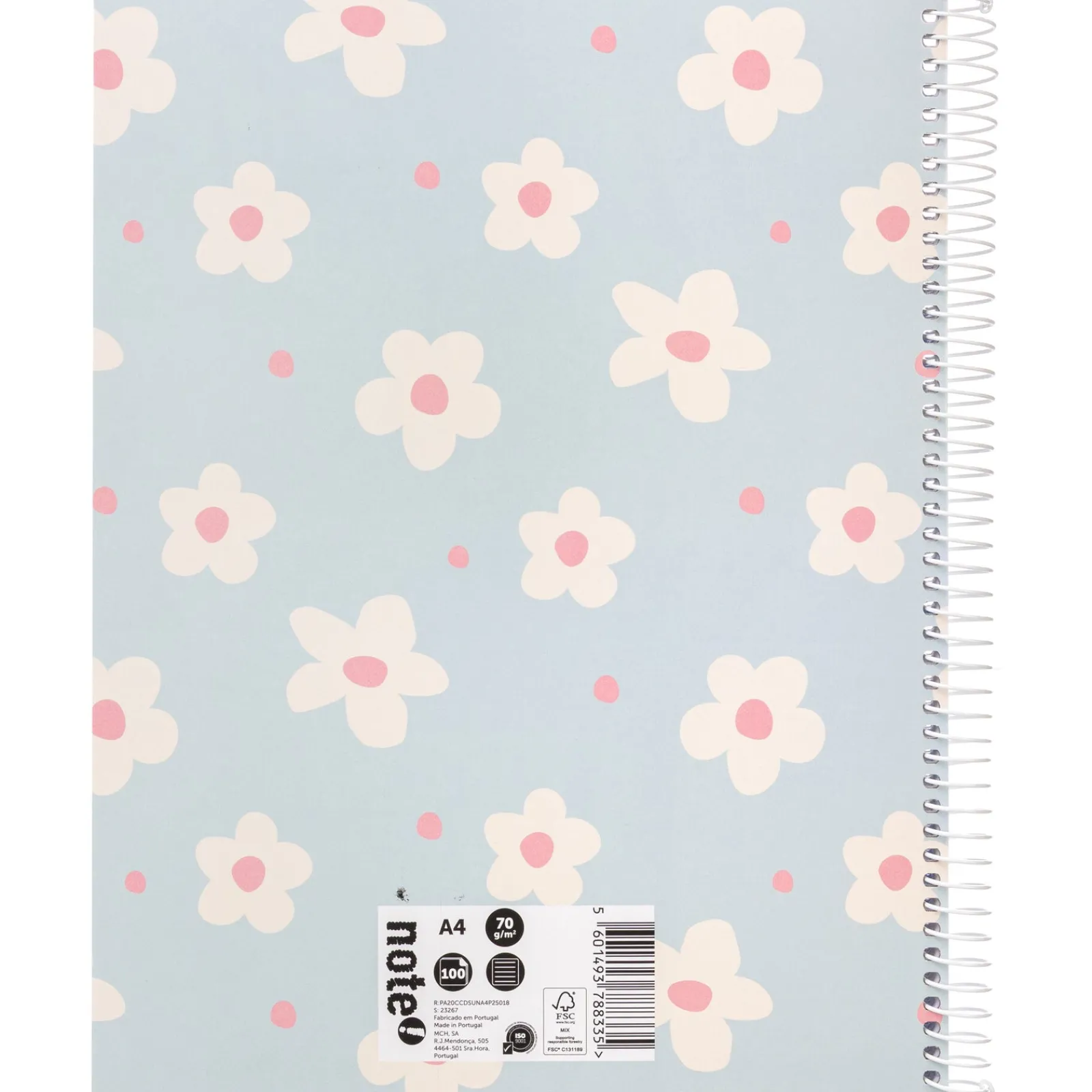 Discount Note! Caderno Espiral A4 Capa Dura Pautado 100 Folhas Sunshine