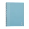 Note! Caderno Espiral A4 Capa Dura Pautado 100 folhas Pastel