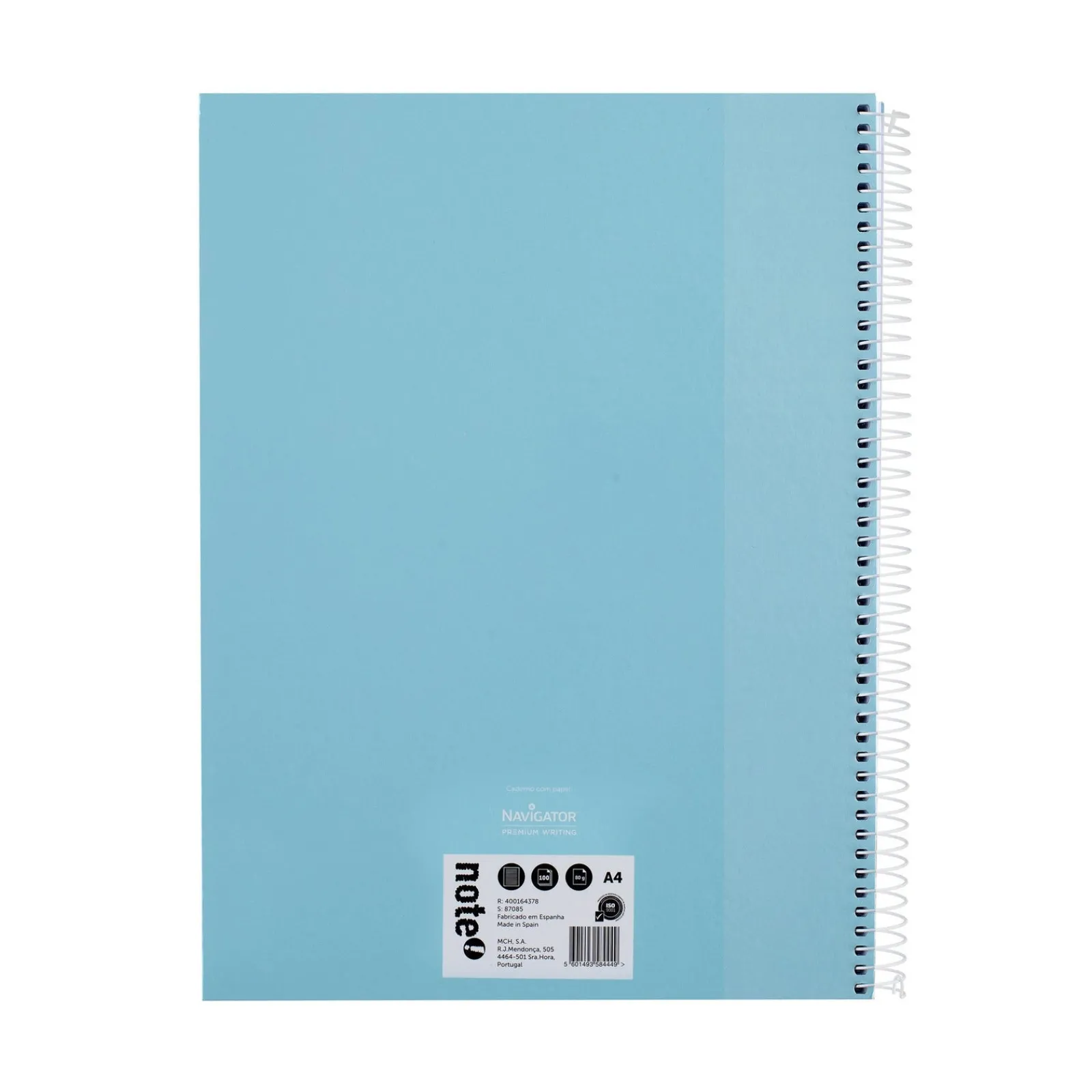 Note! Caderno Espiral A4 Capa Dura Pautado 100 folhas Pastel