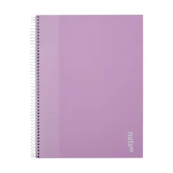 Note! Caderno Espiral A4 Capa Dura Pautado 100 folhas Pastel