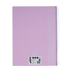 Note! Caderno Espiral A4 Capa Dura Pautado 100 folhas Pastel