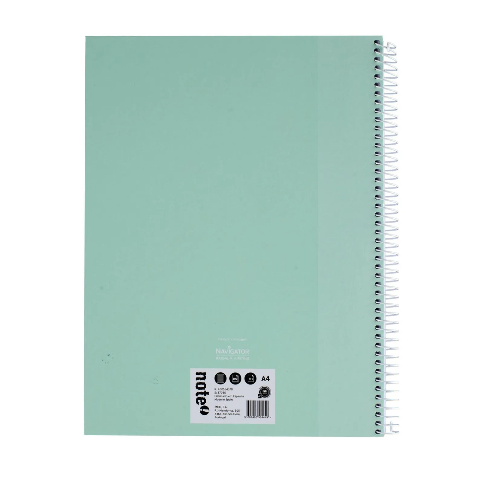 Note! Caderno Espiral A4 Capa Dura Pautado 100 folhas Pastel