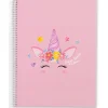 Clearance Note! Caderno Espiral A4 Capa Dura Pautado 100 Folhas Unicorn
