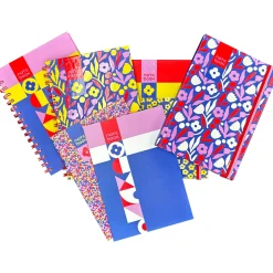 Note! Caderno Espiral A5 Capa Dura Liso 96F Flower
