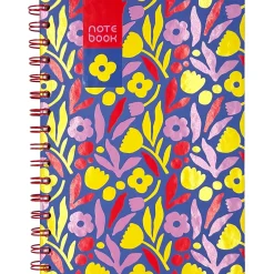 Note! Caderno Espiral A5 Capa Dura Liso 96F Flower