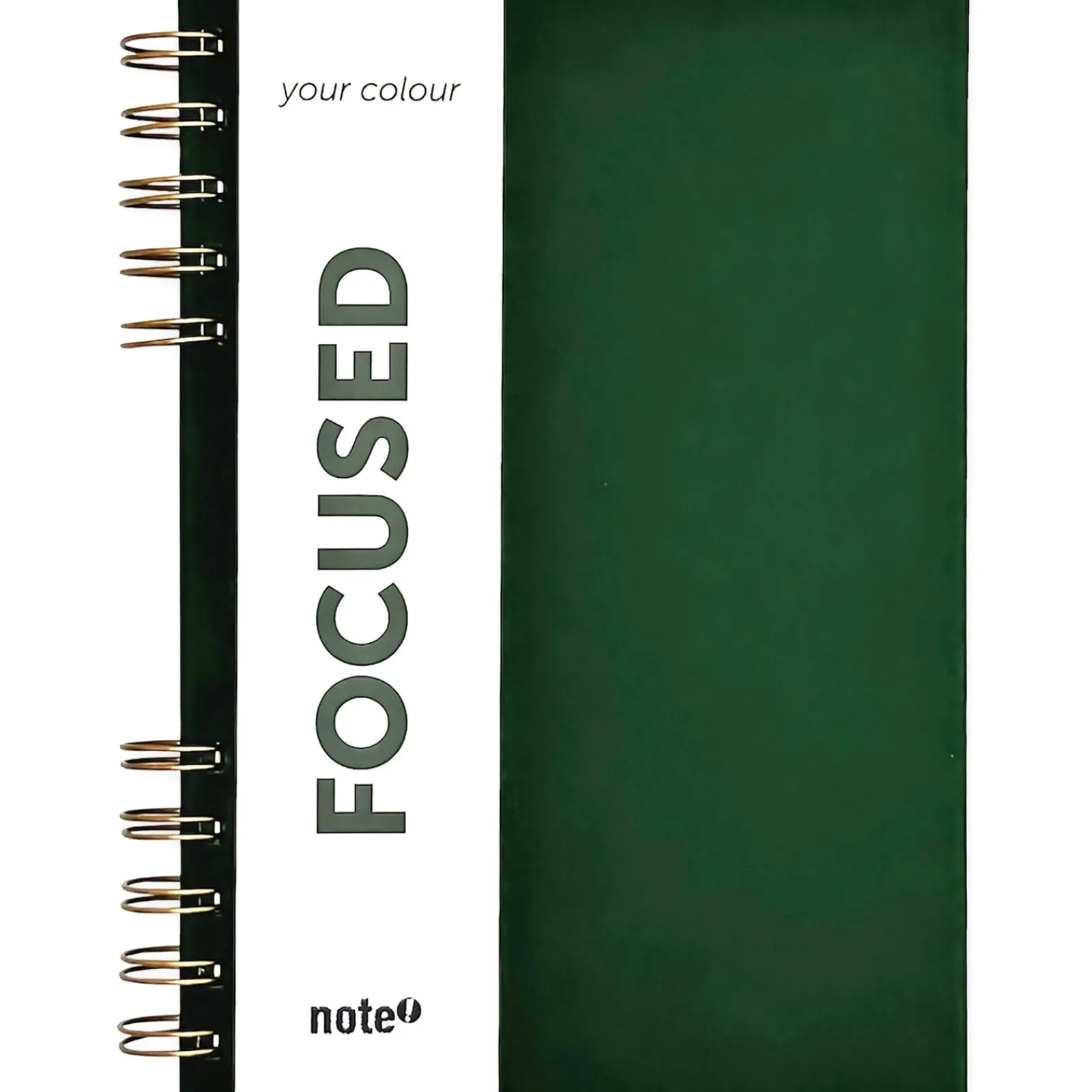 Clearance Note! Caderno Espiral A5 Capa Dura Pautado Your Colour Verde