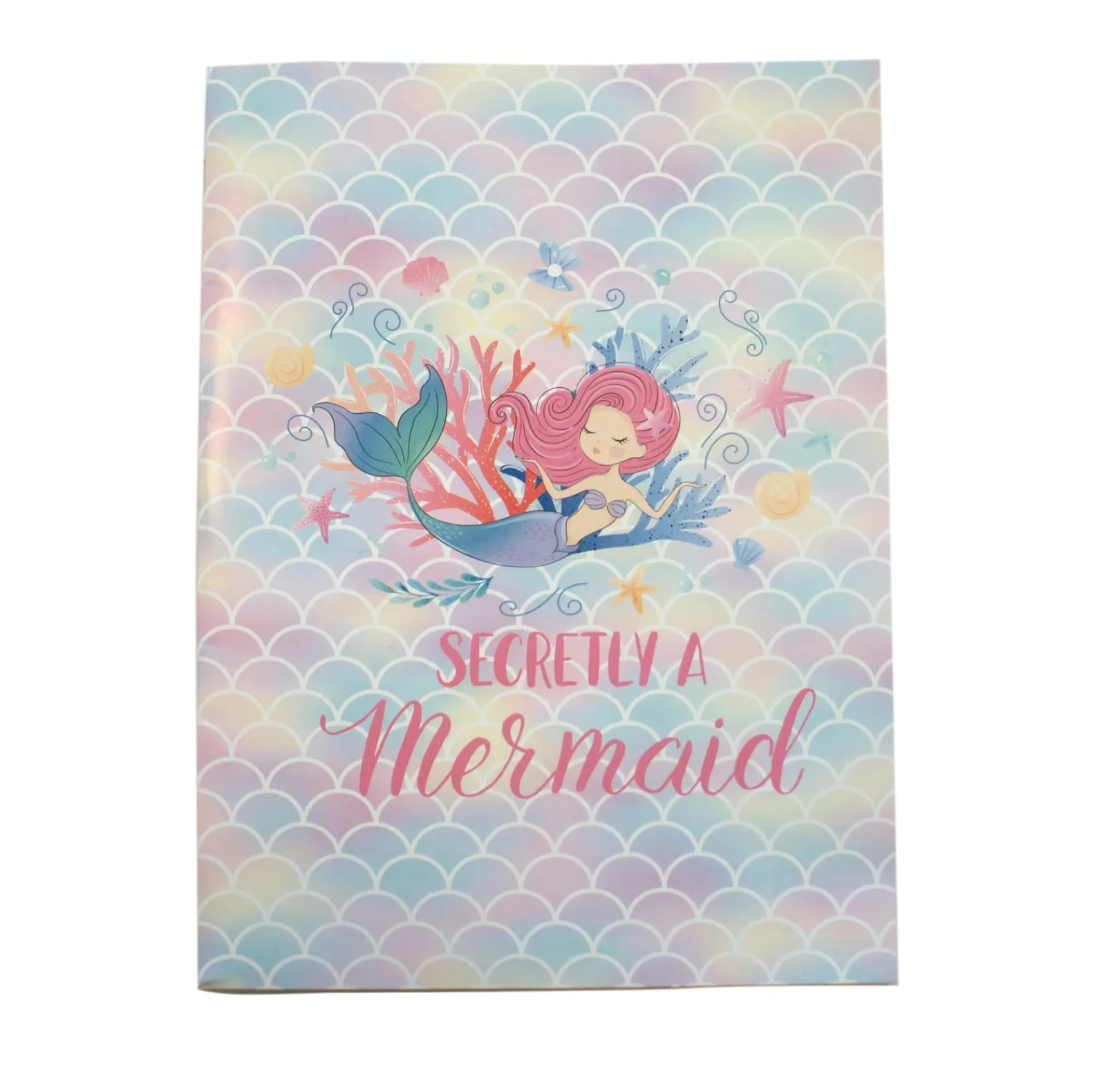 Note! Caderno Espiral A4 Capa Dura Pautado 100F Mermaid
