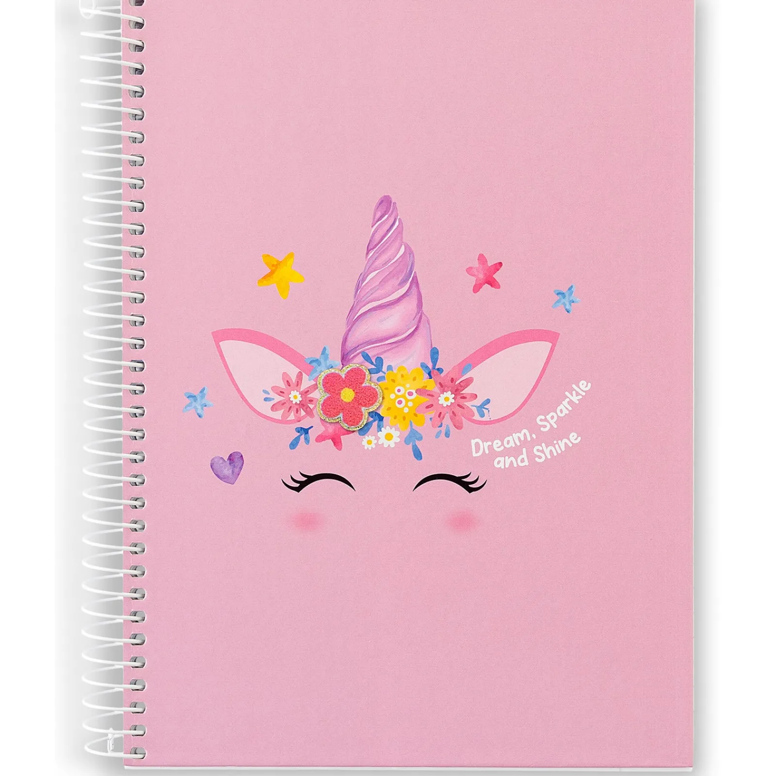 Note! Caderno Espiral A5 Capa Dura Pautado 100 Folhas Unicorn