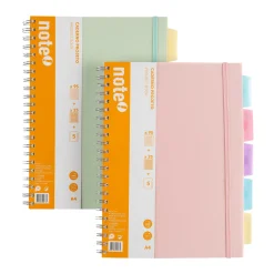 Hot Note! Caderno Espiral A4 com Elástico 120 Folhas Pautado (artigo sortido)