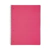 Note! Caderno Espiral A4 120Folhas 70G Pautado Rosa