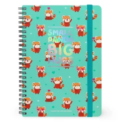 Legami Caderno Espiral A5 Grande - Red Panda