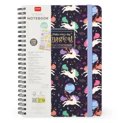 Outlet Legami Caderno Espiral A5 Grande - Unicórnio
