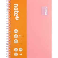 Outlet Note! Caderno Espiral A4 Multidisciplinar Com Elástico 120 Folhas