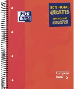 Oxford Caderno Espiral A4 Pautado (várias cores)