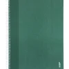 Note! Caderno Espiral A4 Pautado Capa Dura Verde Escuro