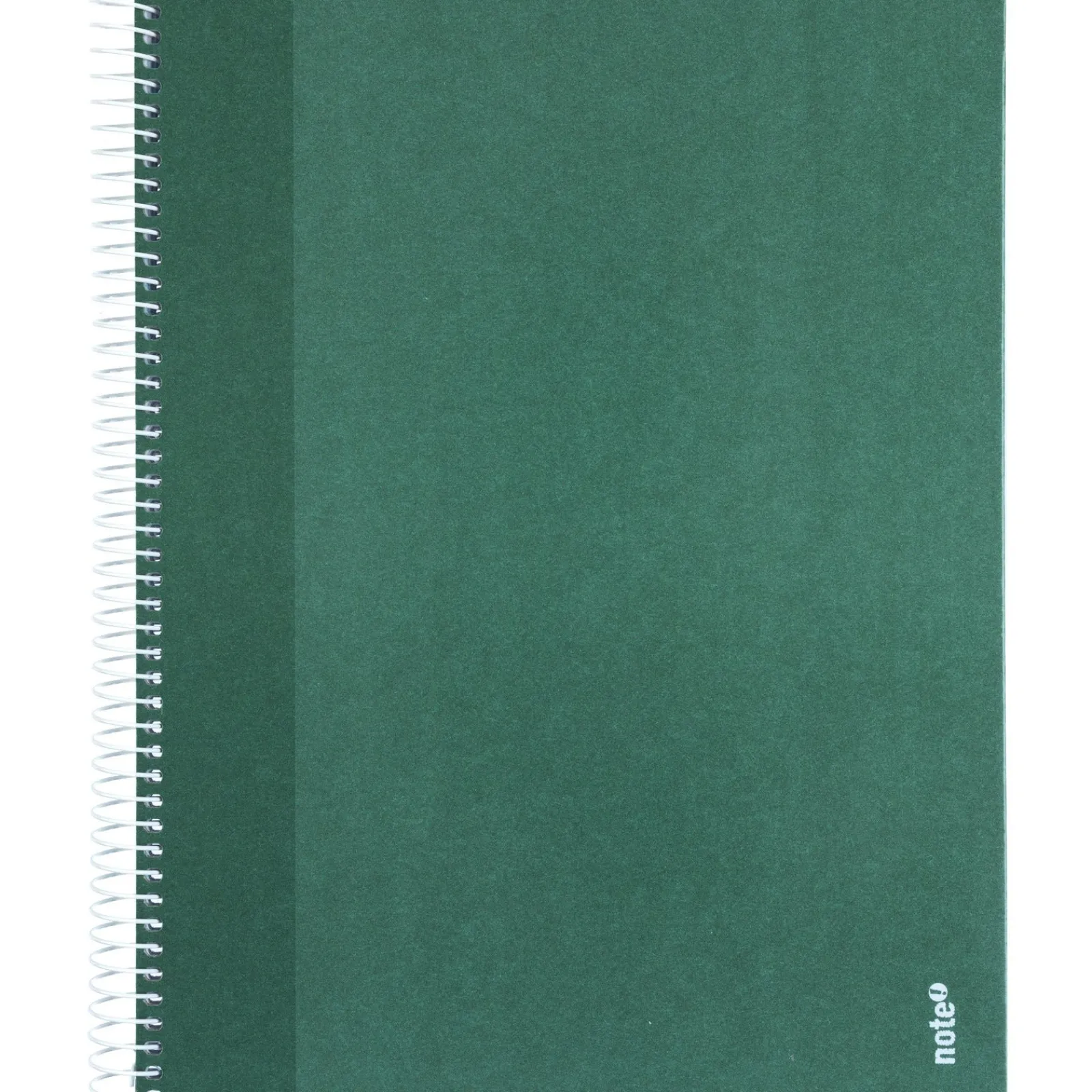 Note! Caderno Espiral A4 Pautado Capa Dura Verde Escuro
