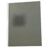 Note! Caderno Espiral A4 Pautado 100Folhas 70G Prata Foiled