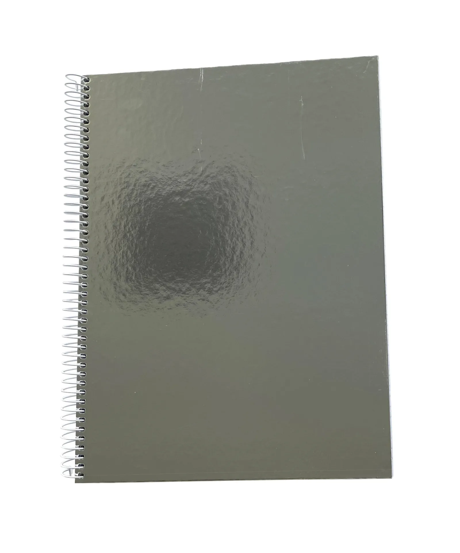 Note! Caderno Espiral A4 Pautado 100Folhas 70G Prata Foiled