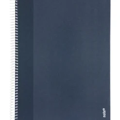 Note! Caderno Espiral A4 Pautado Capa Dura Azul Escuro