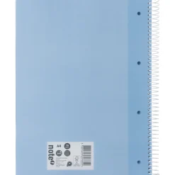 Outlet Note! Caderno Espiral A4 Pautado 100 Folhas 70g Azul Claro