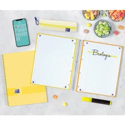 Oxford Caderno Espiral A4 Pautado 120 folhas 90g &You